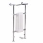 Essential Taurus White/Chrome 965 x 540mm Towel Warmer