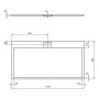 Ideal Standard i.life Ultra Flat S 1700 x 900mm Rectangular Shower Tray with Waste - Sand