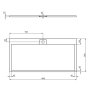Ideal Standard i.life Ultra Flat S 1800 x 900mm Rectangular Shower Tray with Waste - Sand