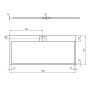 Ideal Standard i.life Ultra Flat S 1800 x 800mm Rectangular Shower Tray with Waste - Pure White