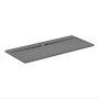 Ideal Standard i.life Ultra Flat S 1800 x 800mm Rectangular Shower Tray with Waste - Concrete Grey