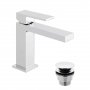 Vado Notion Slimline Mono Basin Mixer with Clic-Clac Waste