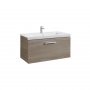 Roca Prisma Textured Ash 800mm Basin & Unit with 1 Drawer