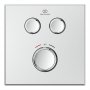 Ideal Standard Ceratherm Navigo Built-In Square Thermostatic 2 Outlet Chrome Shower Mixer