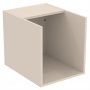 Ideal Standard i.life B Matt Sandy Beige Side Unit for Vessel Basins with 1 Shelf