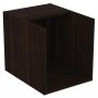 Ideal Standard i.life B Coffee Oak Side Unit for Vessel Basins with 1 Shelf