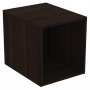 Ideal Standard i.life B Coffee Oak Side Unit for Vanity Basins with 1 Shelf