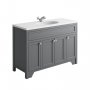 Harrogate Duchy Spa Grey 1200mm Vanity Unit & Basin