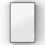 Origins Living 800 x 500mm Dockside Mirror with Open Shelving - Black