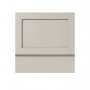 Harrogate Dovetail Grey 700mm Wooden End Bath Panel