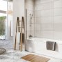 Dawn Thalia 900 x 1500mm Outward Opening Bath Screen