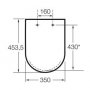 Roca The Gap Soft Close Toilet Seat - Stock Clearance