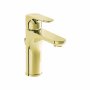 Vitra Root Basin Mixer with Pop-up Waste - Gold