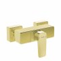 Vitra Root Square Shower Mixer - Gold