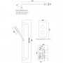 Tavistock Quantum Dual Function Shower System with Riser Kit & Overhead Shower - Chrome