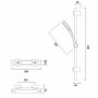 Tavistock Quantum Single Function Bar Shower System - Chrome
