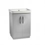 Tavistock Compass 600mm Freestanding Unit and Basin - Gloss Light Grey