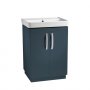 Tavistock Compass 600mm Freestanding Unit and Basin - Oxford Blue