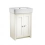 Tavistock Lansdown Linen White 550mm Freestanding Unit & 1 Tap Hole Basin