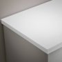 Tavistock Lansdown Linen White 600mm Underslung Unit & Basin