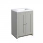 Tavistock Lansdown Pebble Grey 600mm Underslung Unit & Basin