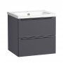 Tavistock Cadence 500mm Wall Mounted Vanity Unit - Storm Grey