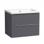Tavistock Cadence 600mm Wall Mounted Vanity Unit - Storm Grey