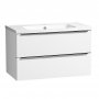 Tavistock Cadence Gloss White 800mm Wall Mounted Unit & Basin