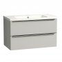 Tavistock Cadence 800mm Wall Mounted Vanity Unit - Gloss Light Grey