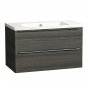 Tavistock Cadence 800mm Wall Mounted Vanity Unit - Tundra Wood
