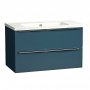 Tavistock Cadence 800mm Wall Mounted Vanity Unit - Oxford Blue