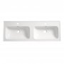 Tavistock Cadence Gloss Light Grey 1200mm Wall Mounted Unit & Double Basin