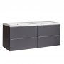 Tavistock Cadence 1200mm Wall Mounted Vanity Unit - Storm Grey
