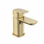 Tavistock Haze Mini Basin Mixer With Click Waste - Brushed Brass