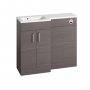 Tavistock Nexus Urban Grey 1000mm Back to Wall Basin Unit - Left Hand