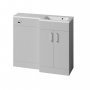 Tavistock Nexus Light Grey 1000mm Back to Wall Basin Unit - Right Hand