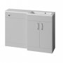 Tavistock Nexus Light Grey 1200mm Back to Wall Basin Unit - Right Hand