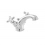 Booth & Co. Axbridge Cross Mono Basin Mixer with Pop-Up Waste - Chrome