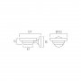Booth & Co. Axbridge Ceramic Soap Dish and Holder - Chrome