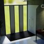 Roman Infinity Slate 1600 x 900mm Black Rectangular Shower Tray