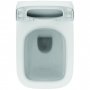 Ideal Standard i.life A Wall Hung Toilet + Concealed WC Cistern with Wall Hung Frame & Chrome Flushplate