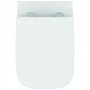 Ideal Standard i.life A Wall Hung Toilet + Concealed WC Cistern with Wall Hung Frame & Silk Black Flushplate