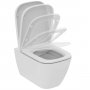 Ideal Standard i.life B Wall Hung Toilet + Concealed WC Cistern with Wall Hung Frame & Chrome Flushplate