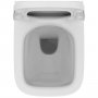 Ideal Standard i.life S Compact Wall Hung Toilet + Concealed WC Cistern with Wall Hung Frame & Chrome Flushplate