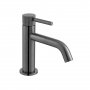 Vado Individual Origins Knurled Slimline Mono Basin Mixer with Knurled Handle - Brushed Black