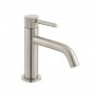 Vado Individual Origins Knurled Slimline Mono Basin Mixer with Knurled Handle - Brushed Nickel