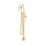 Vado Individual Origins Floor Standing Bath Shower Mixer - Bright Gold