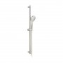 Vado Individual Round Single Function Air-Injection Slide Shower Rail Kit - Brushed Nickel