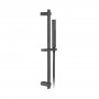 Vado Individual Square Single Function Slide Shower Rail Kit - Brushed Black