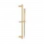 Vado Individual Square Single Function Slide Shower Rail Kit - Brushed Gold